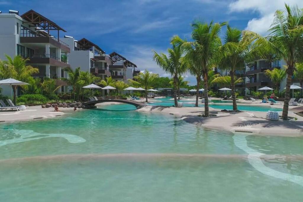 Wonderful Mont Choisy Flat, Huge Lagoon Pool Exterior foto